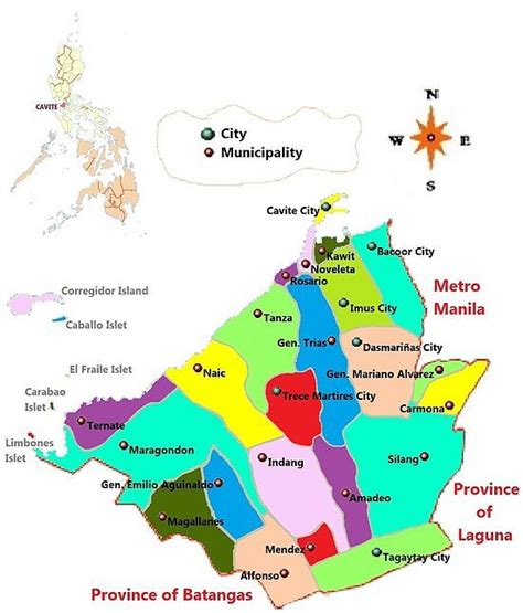 list of city in cavite